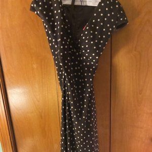 Mid length polka dot dress